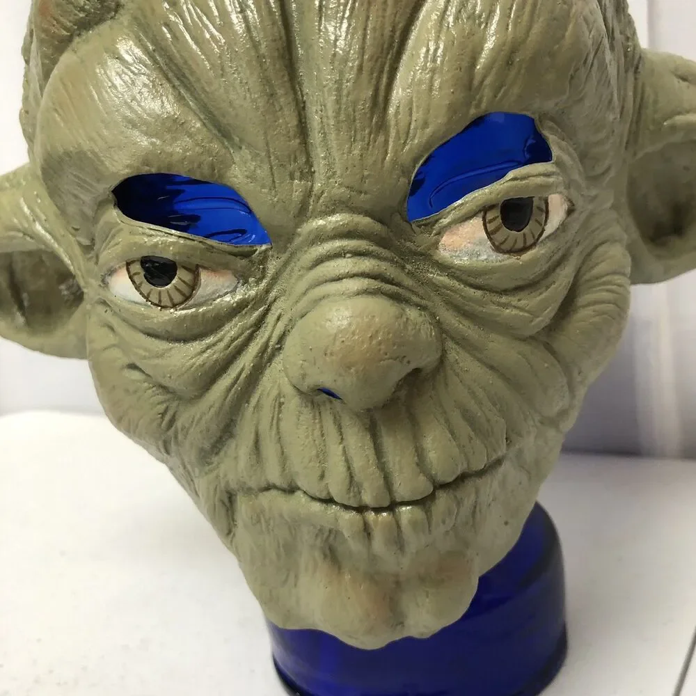 Vtg Yoda Collectors Rubber Mask Lucas Film TM Costume Made In Mexico